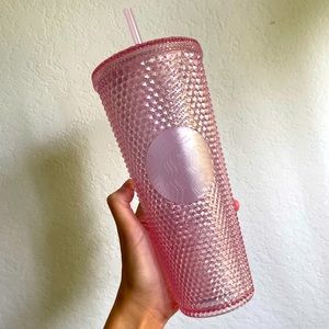 Starbucks Taiwan Studded Bling Pink Tumbler